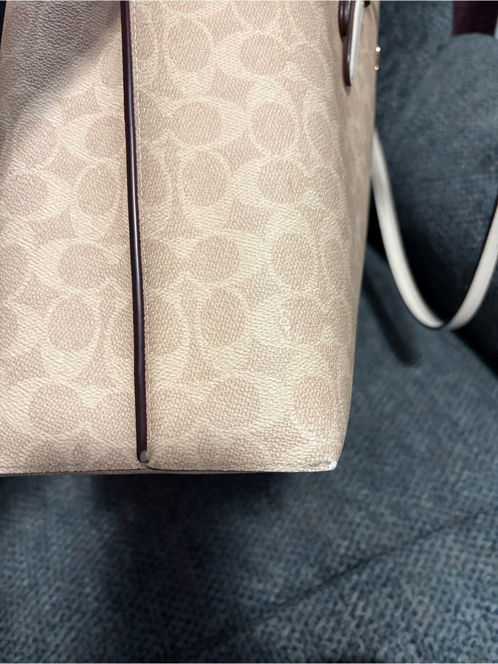 Coach Signature Tote in Blush Beige - Picture 2 of 7